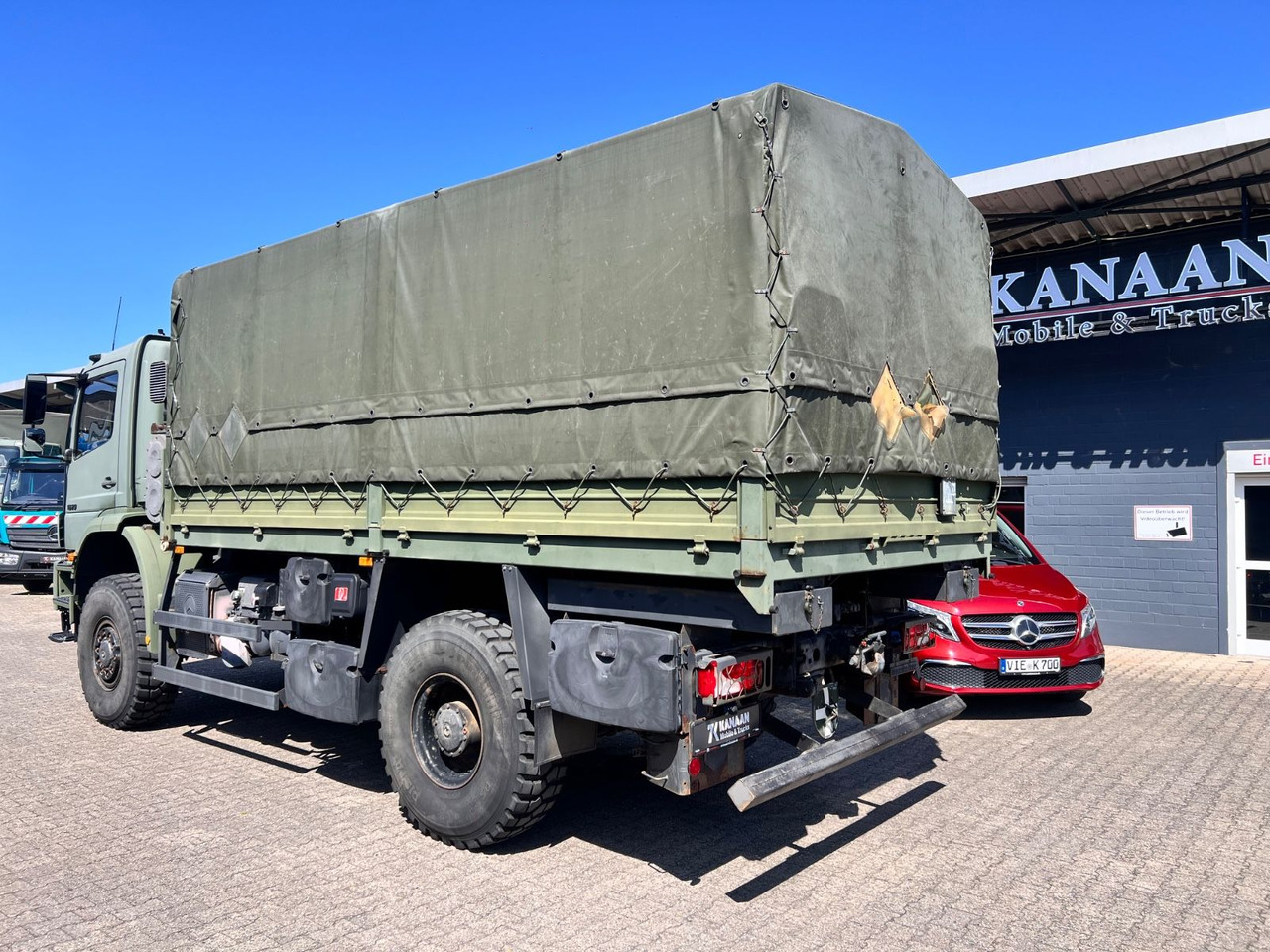 Mercedes-Benz 1829 A Axor 4x4 EX- 31 TKM Camper Expedi - Camion centinato: foto 4 Mercedes-Benz 1829 A Axor 4x4 EX- 31 TKM Camper Expedi - Camion centinato: foto 4
